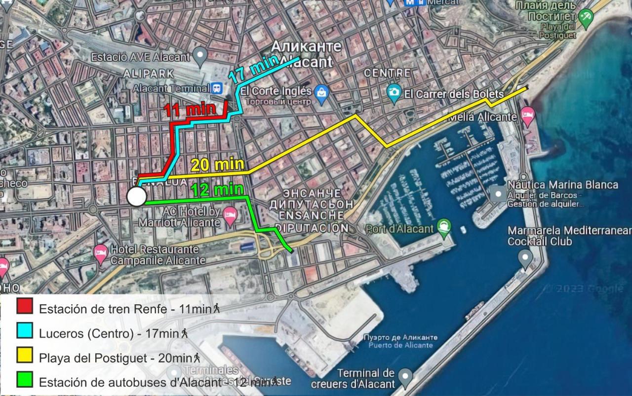Habitacion En Alicante, Benalua Екстериор снимка